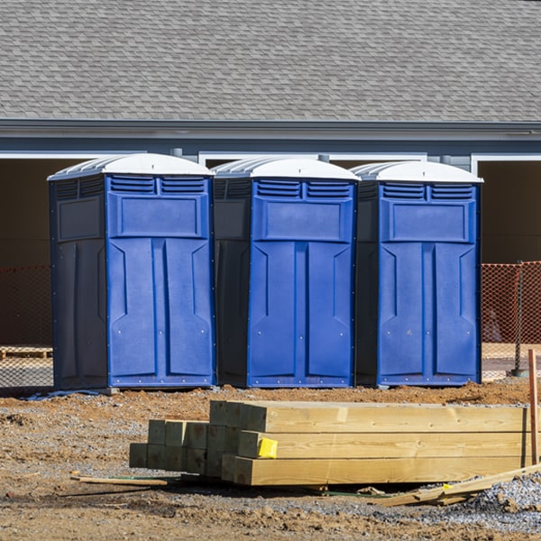 do you offer hand sanitizer dispensers inside the porta potties in North Fairfield